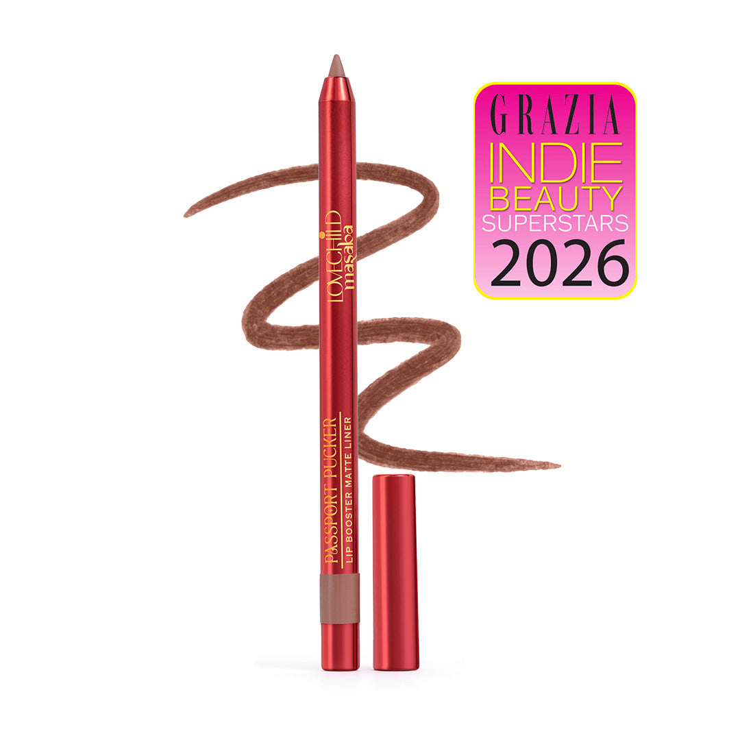 Passport Pucker Lip Booster Matte Liner- Shop & Drop (Nude Brown) Lasts 7 hours without feathering