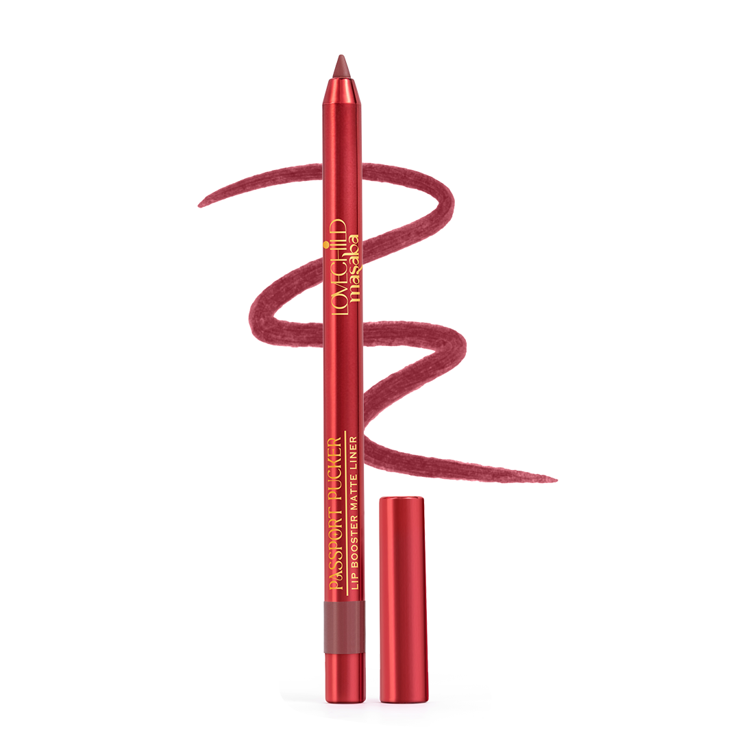 Passport Pucker Lip Booster Matte Liner- Yolo (Crimson) Lasts 7 hours without feathering