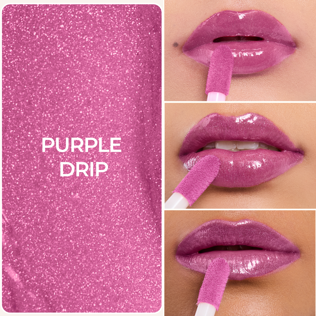 Lip Gelato Tinted Oil - Purple Drip (Purple Shimer) Ultra-Luminous Finish