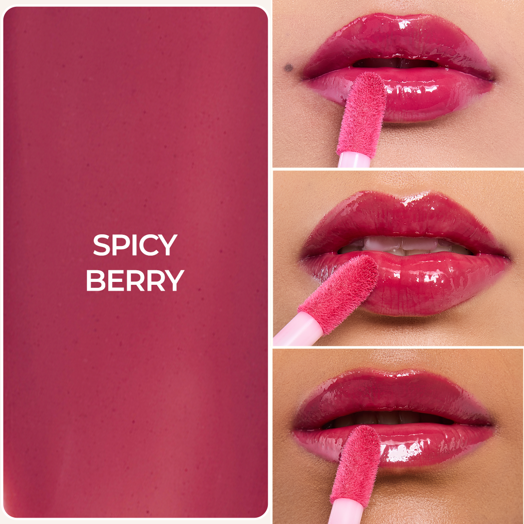 Lip Gelato Tinted Lip Oil - Spicy Berry (Berry )