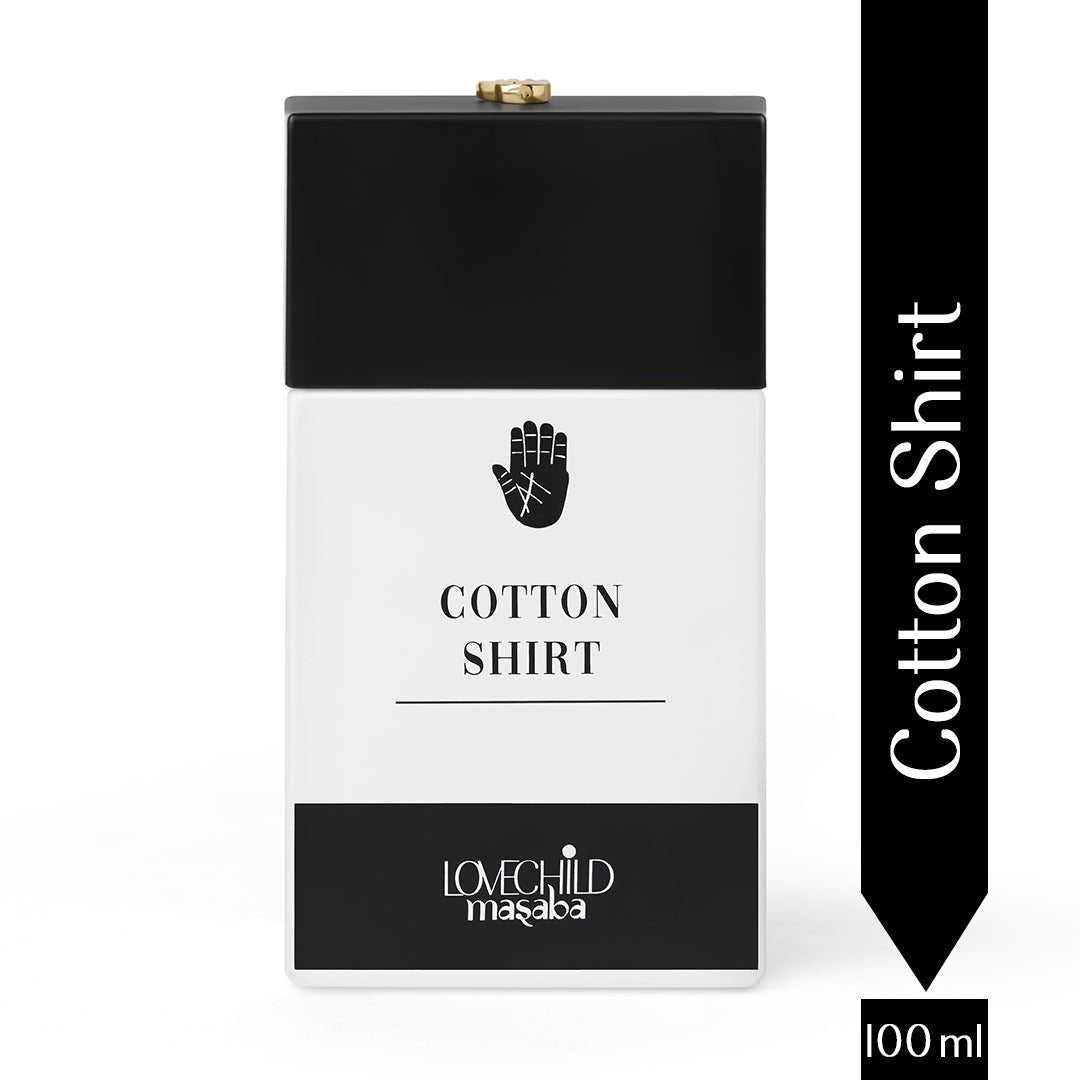Cotton Shirt - Eau De Parfum Long - Lasting Fragrance LoveChild by Masaba