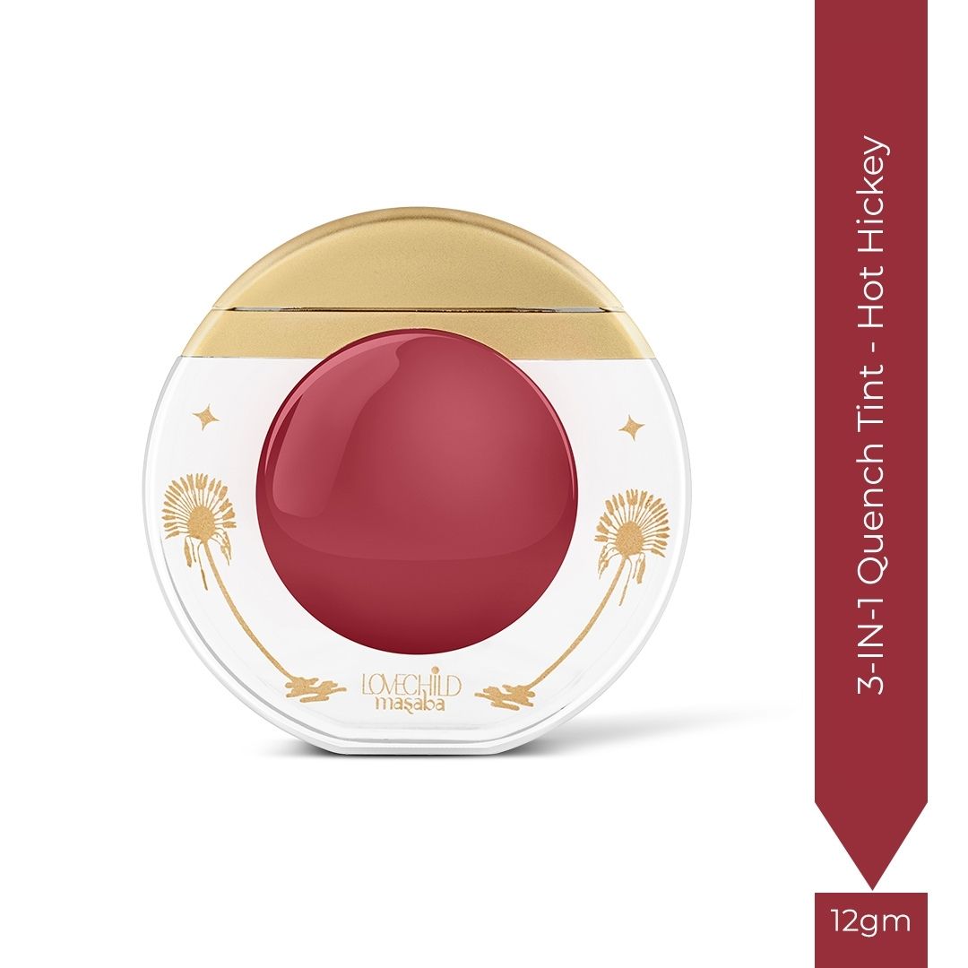 3-IN-1 Quench Tint - Hot Hickey (Mauve Pink) Hydrating Tint For Lip, Cheek and Eye