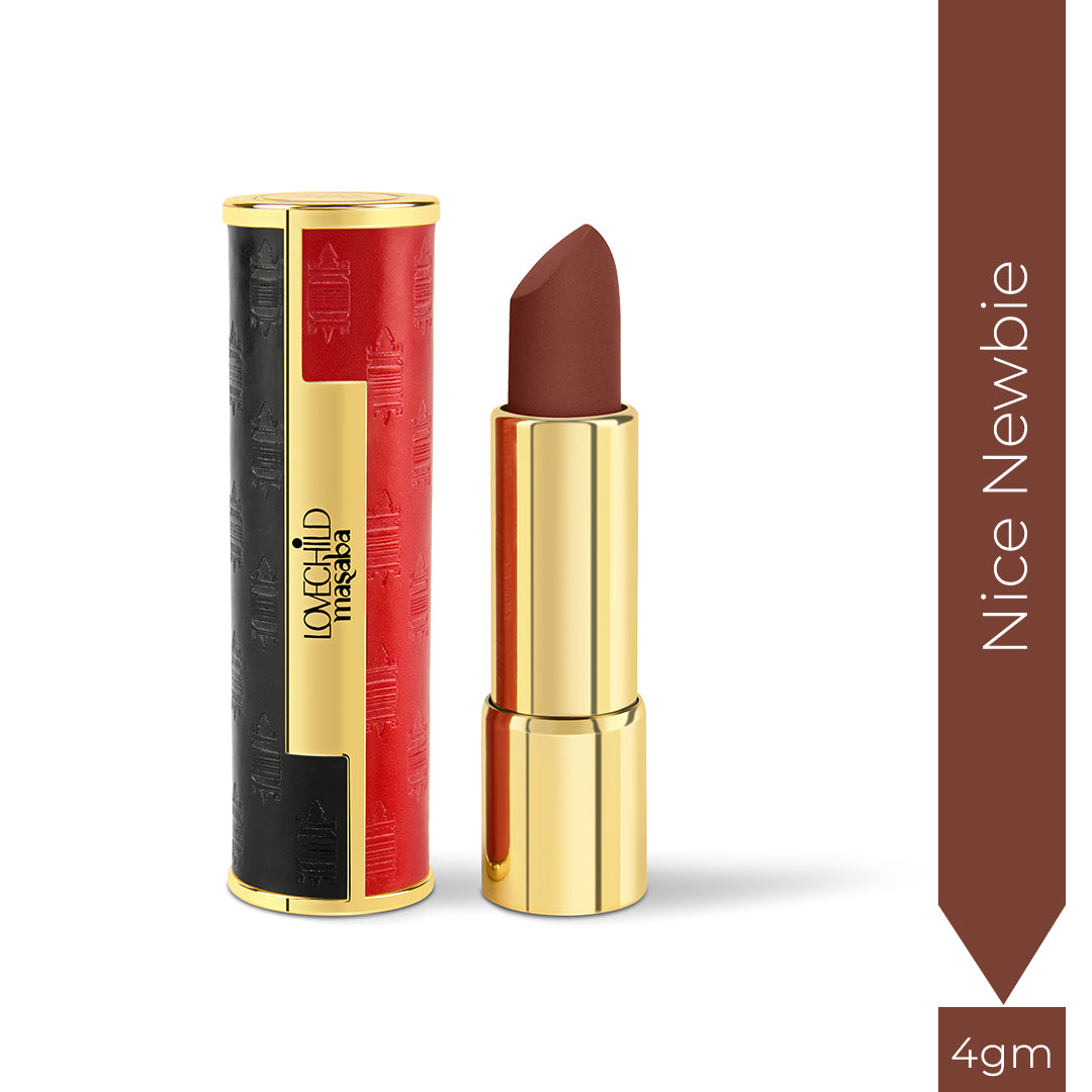 The Boss Statement Matte Lipstick - Nice Newbie (Reddish Brown