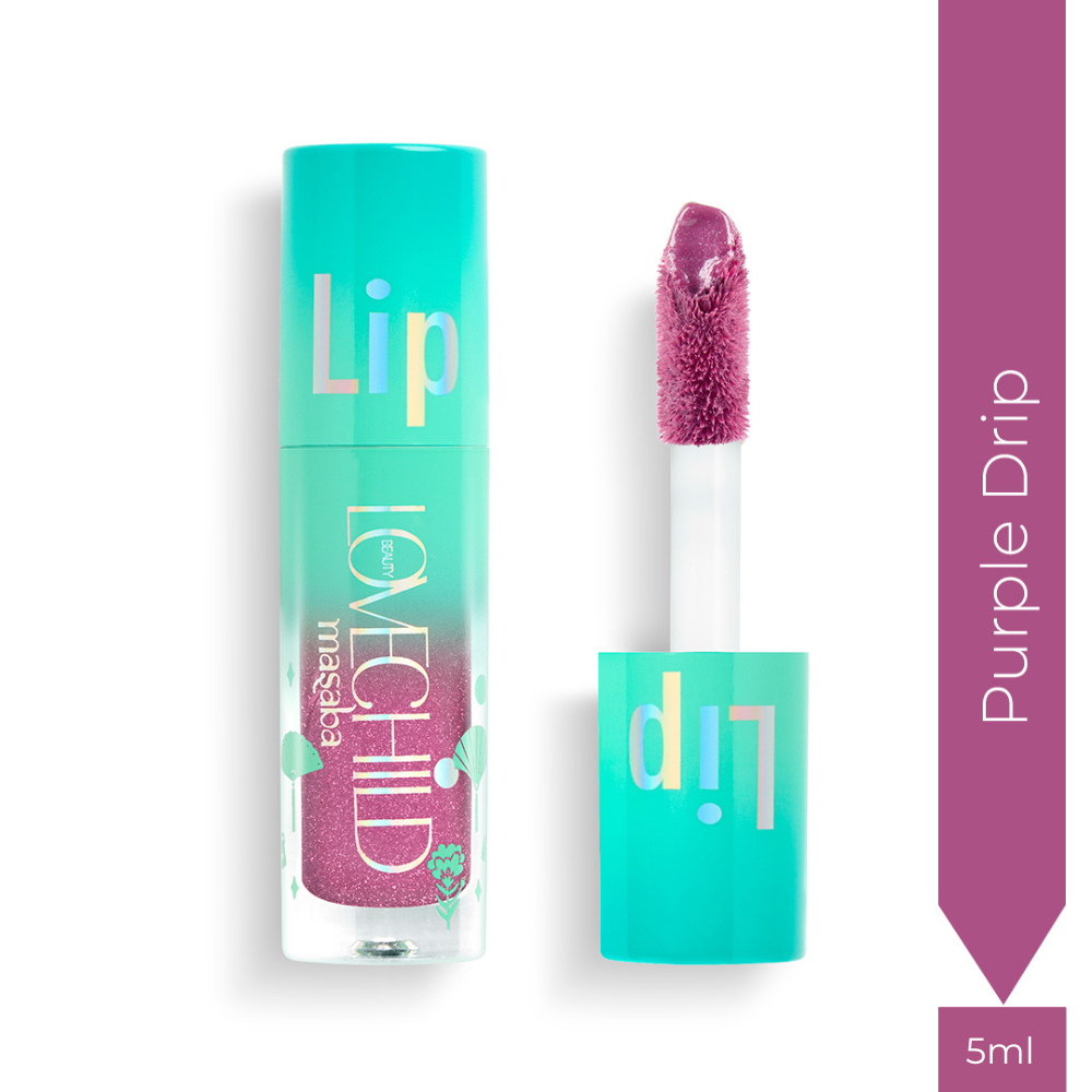 Purple Drip- Lip Gelato Tinted Lip Oil  (Purple Shimmer) Ultra-luminous Finish