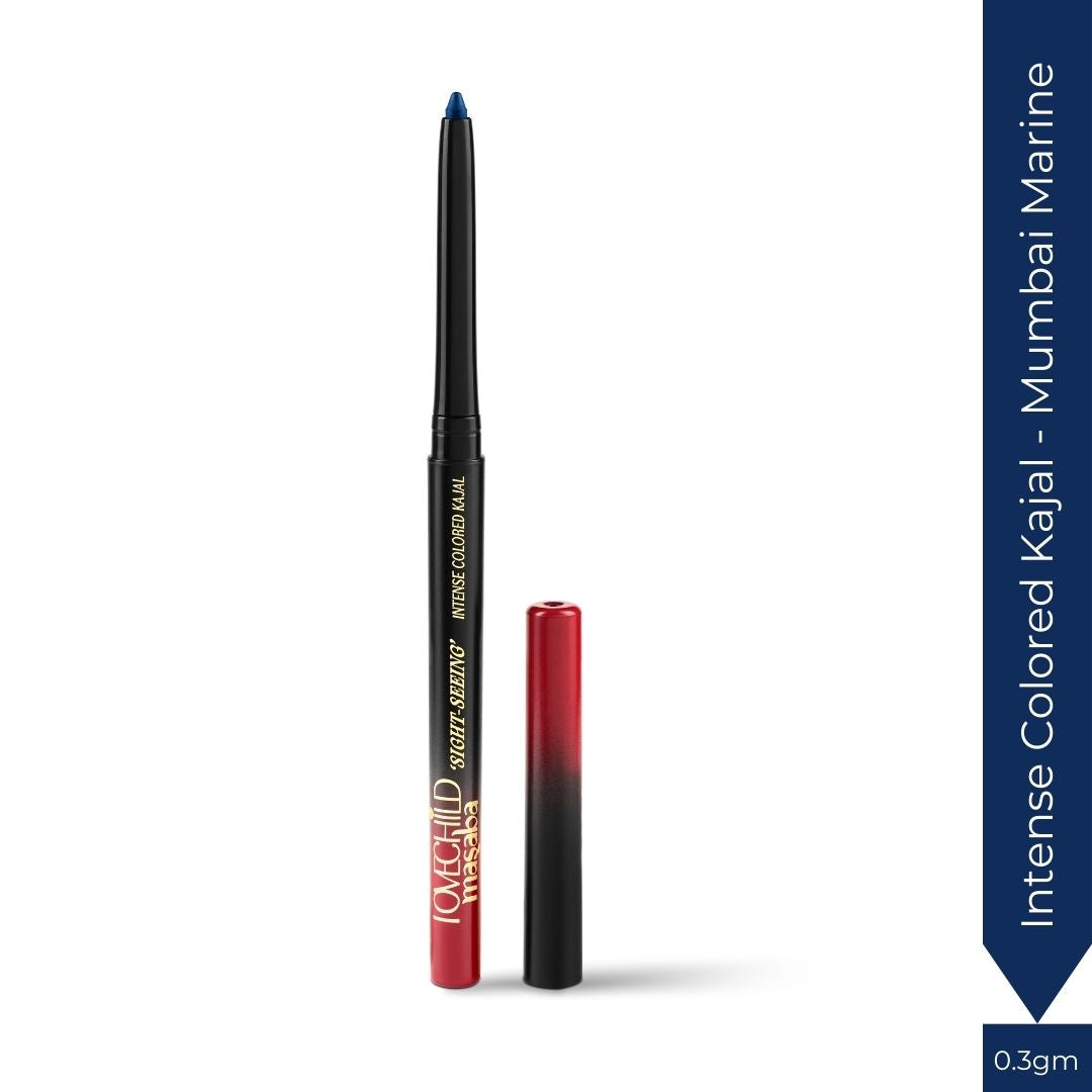 Mumbai Marine- Sight-seeing Intense Colored Kajal  (Navy Blue) Water-proof & Smudge-proof