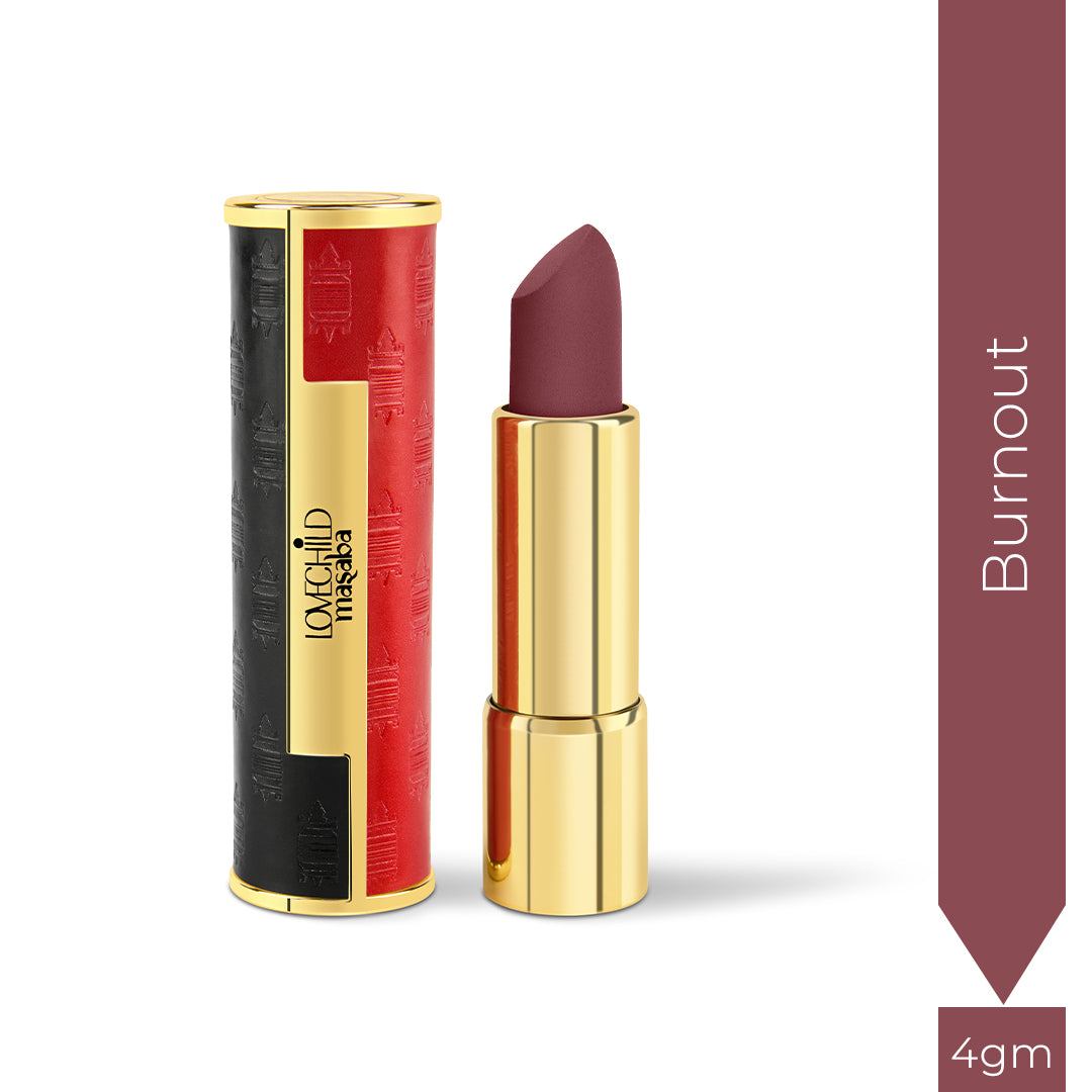 Burnout - (Dark Rosewood) The Boss Statement Matte Lipstick