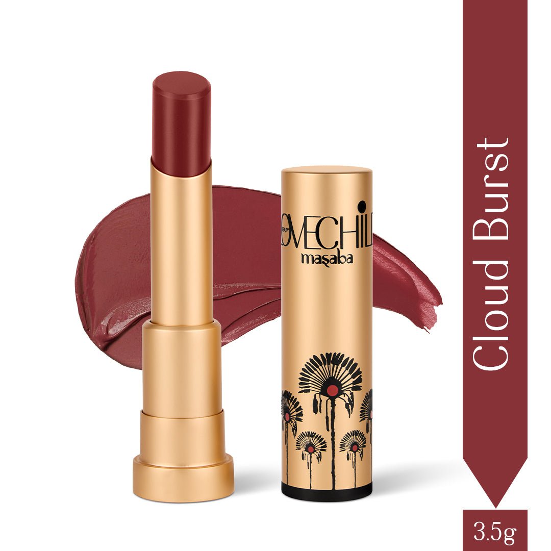 Cloud Burst - (Maroon) Cloud Crush Lush Creme Lipstick Super Luscious Satin Finish LoveChild by Masaba