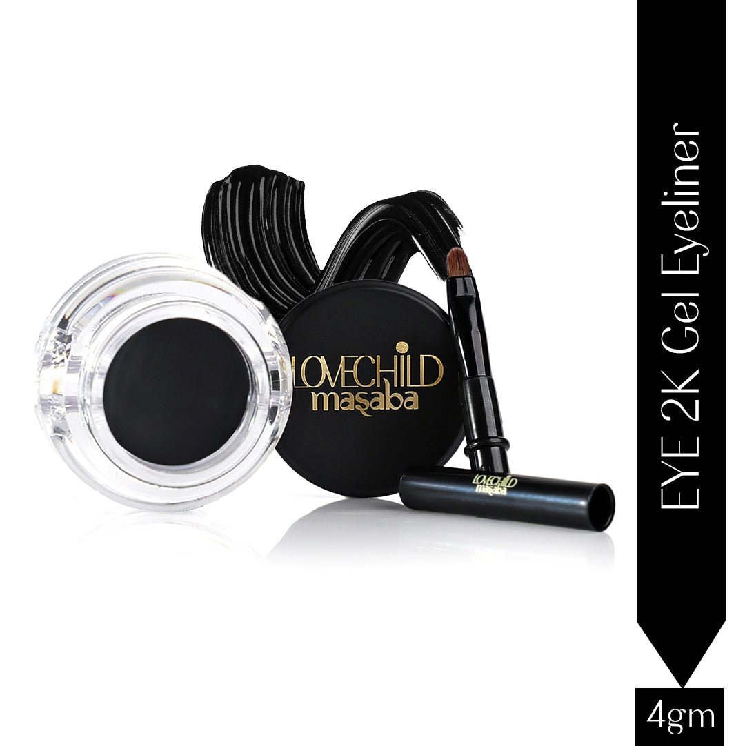 EYE 2K Smudge-proof Gel Eyeliner With Applicator (Black) – LoveChild