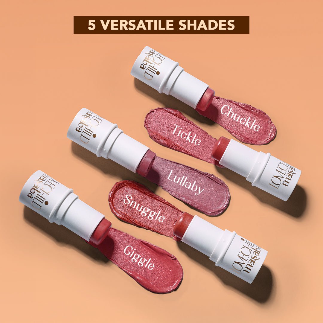 Tickle - Mini Masaba Bloominator Makeup Stick (Dusty Rose Pink) Buildable, Lumi-Matte Glow