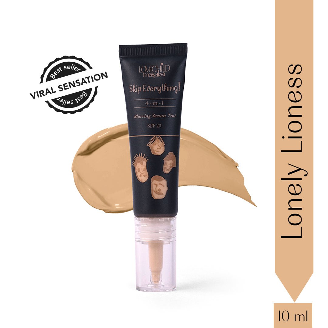 Lonely Lioness- Skip Everything Blurring Pocket Serum Skin Tint (10ml)  4-in-1 Benefits