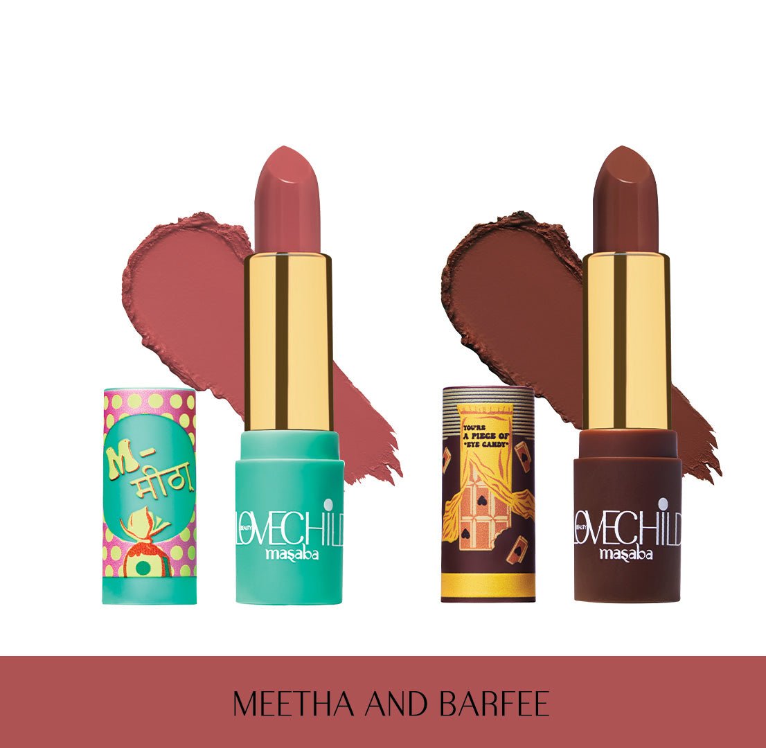 Masaba's Fav Bullet Lipstick Combo (Meetha & Bar-fee)