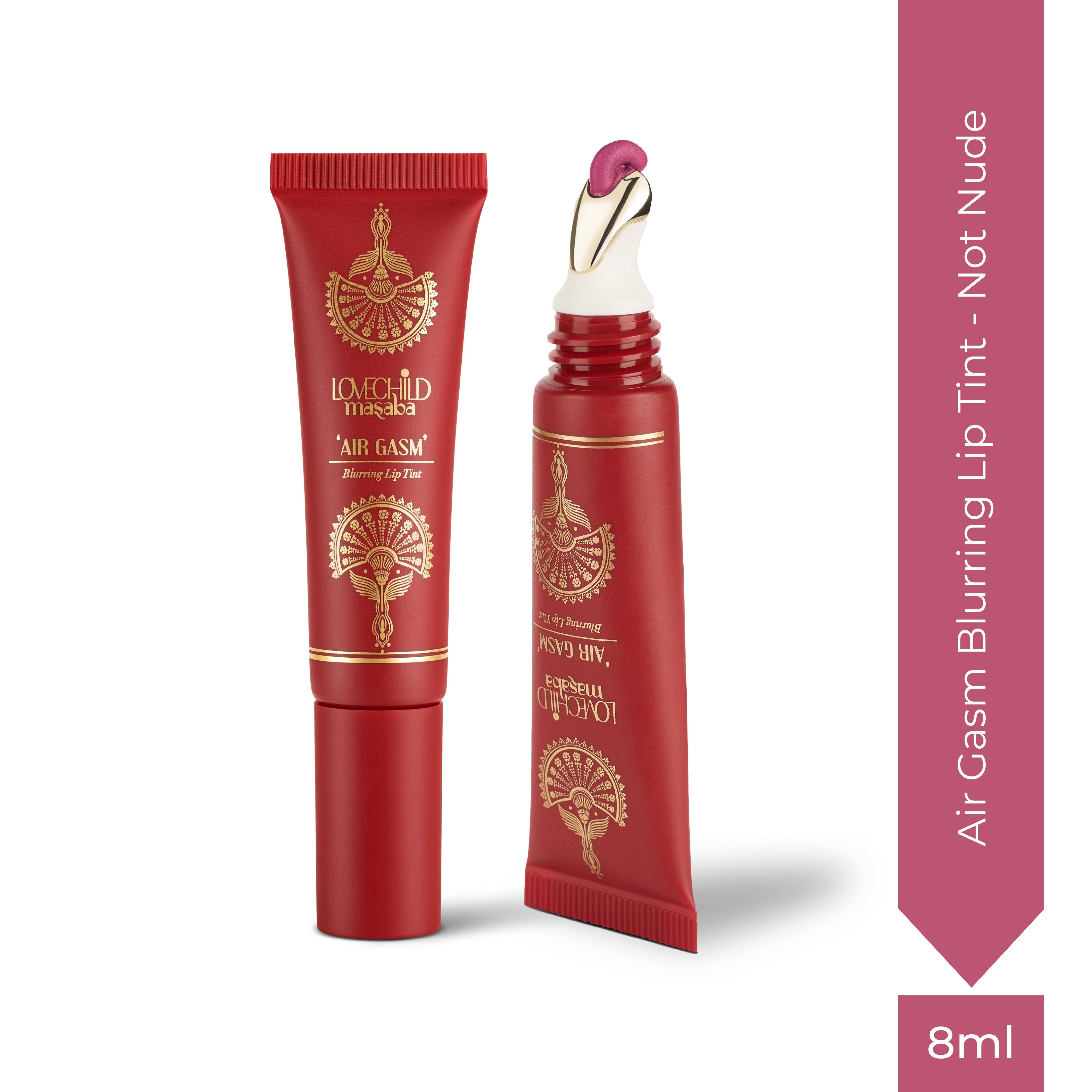 Air Gasm Blurring Lip Tint - Not Nude (Pink) Ultra-blurring Effect and Airbrushed Feel