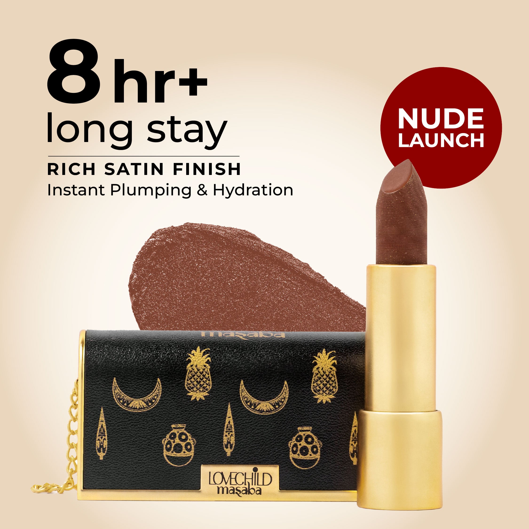 Batua Pocket Lipstick - Rich Satin Finish (Chai Khari)