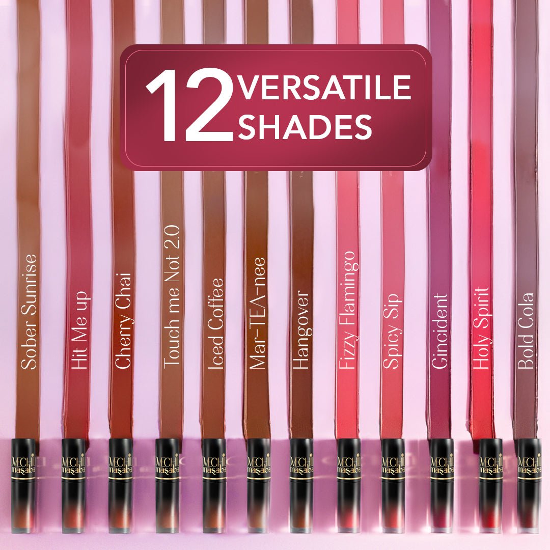 LoveChild Masaba Pocket Liquid Lipsticks-Make Your Own Combo Pack of 3 without pouch 1.8g each