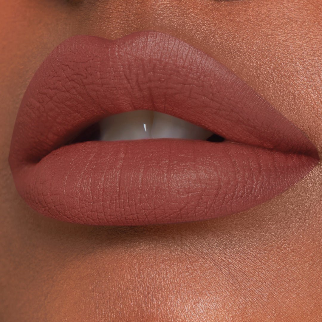 Bougie AF- Passport Pucker Lip Booster Matte Liner  (Coffee brown) 7 hours without feathering
