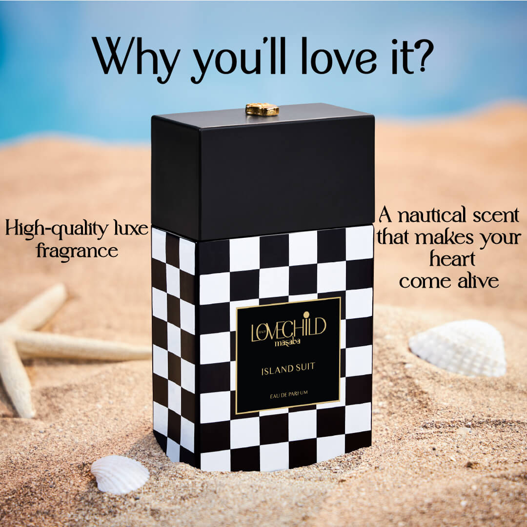 Island Suit- Eau De Parfum  (Musky) Long-lasting Fragrance LoveChild by Masaba