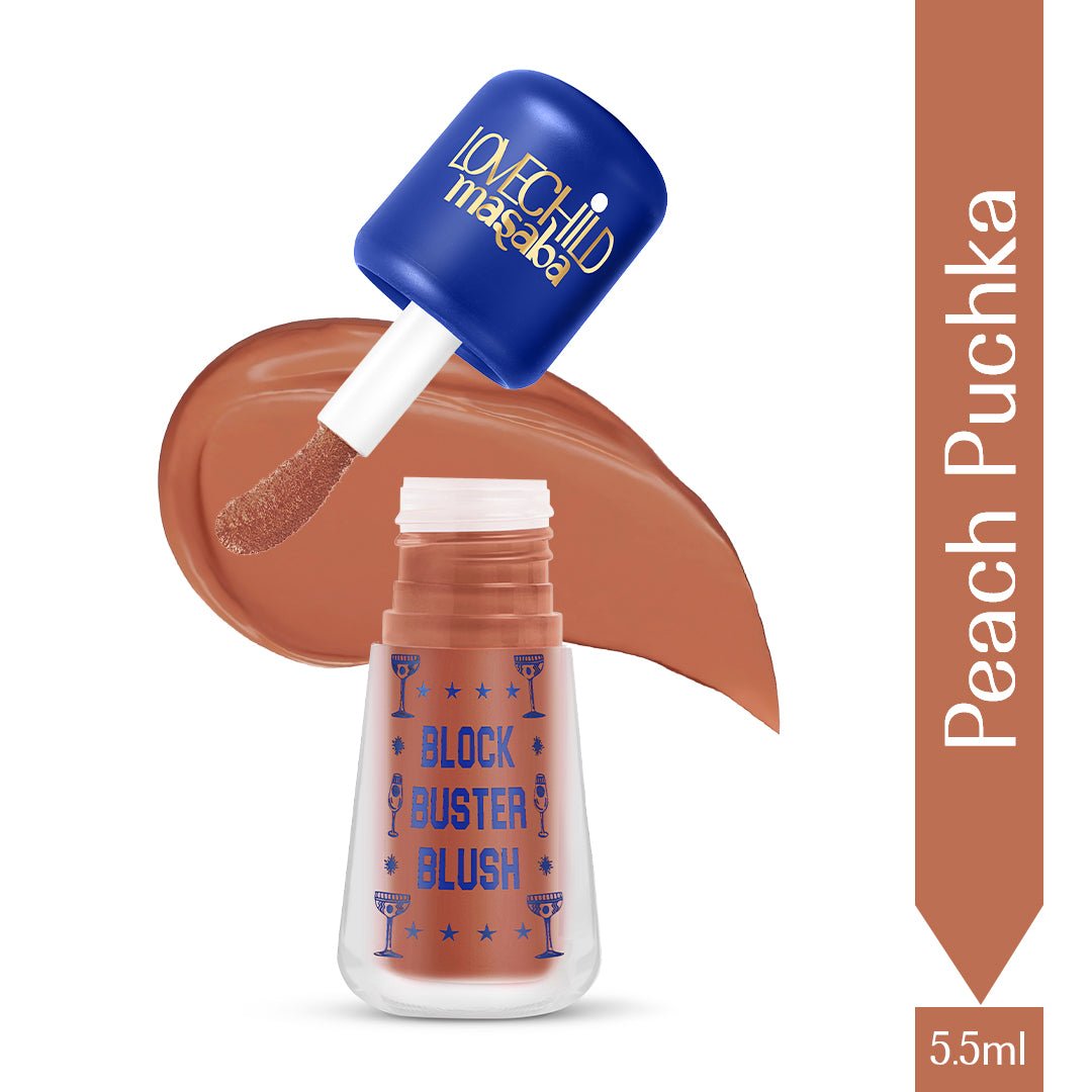 Peach Puchka- Block Buster Blush (Peach Nude) Dewy Matte Finish