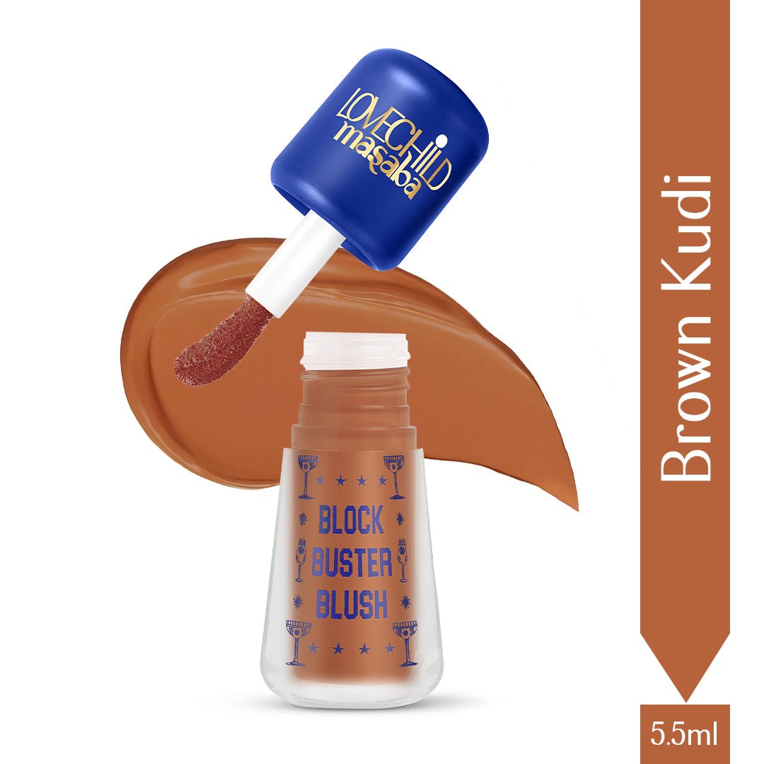 Brown Kudi- Block Buster Blush (Brown) Dewy Matte Finish