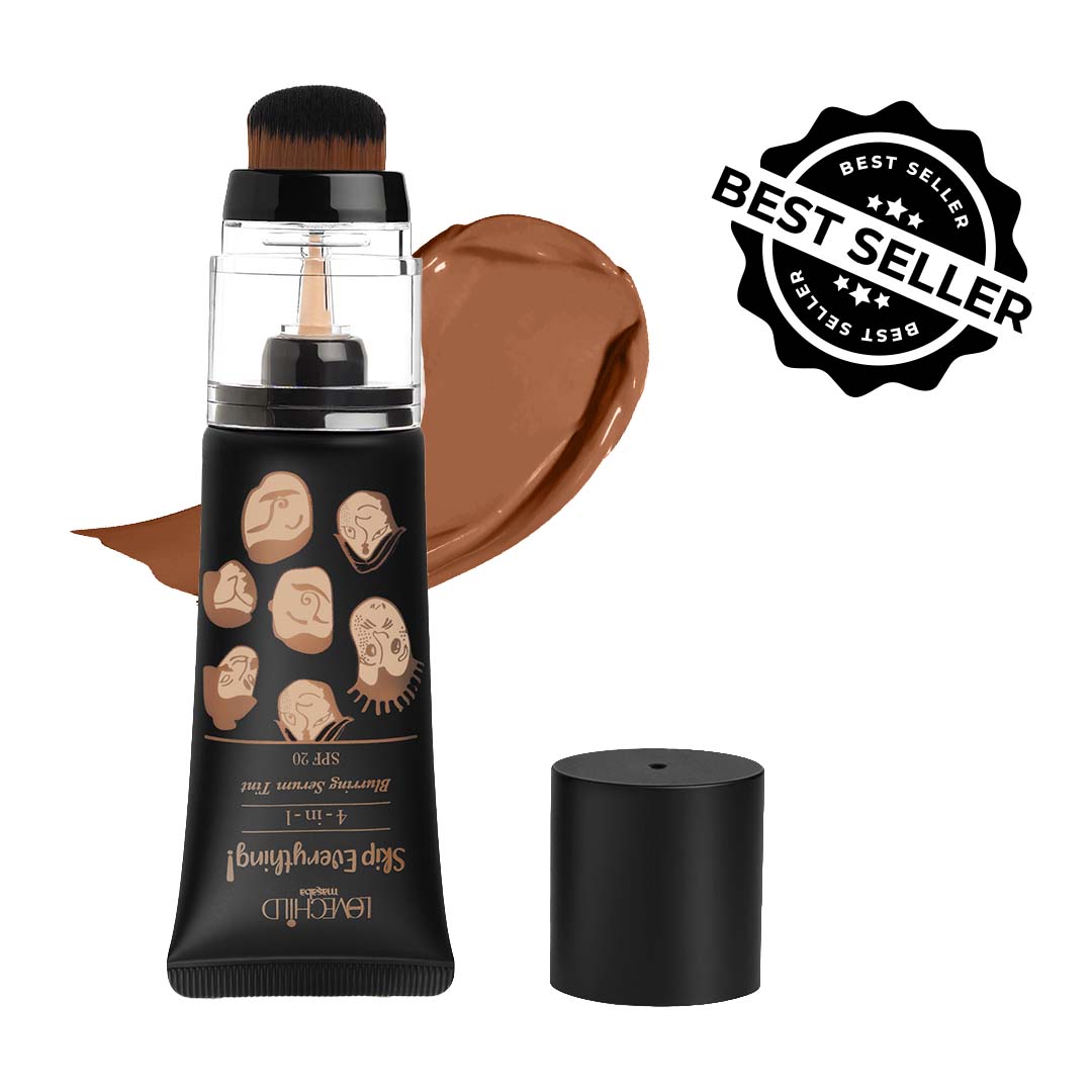 Skip Everything Blurring Serum Skin Tint 4-in-1 Benefits - Easy Expresso (Deep)