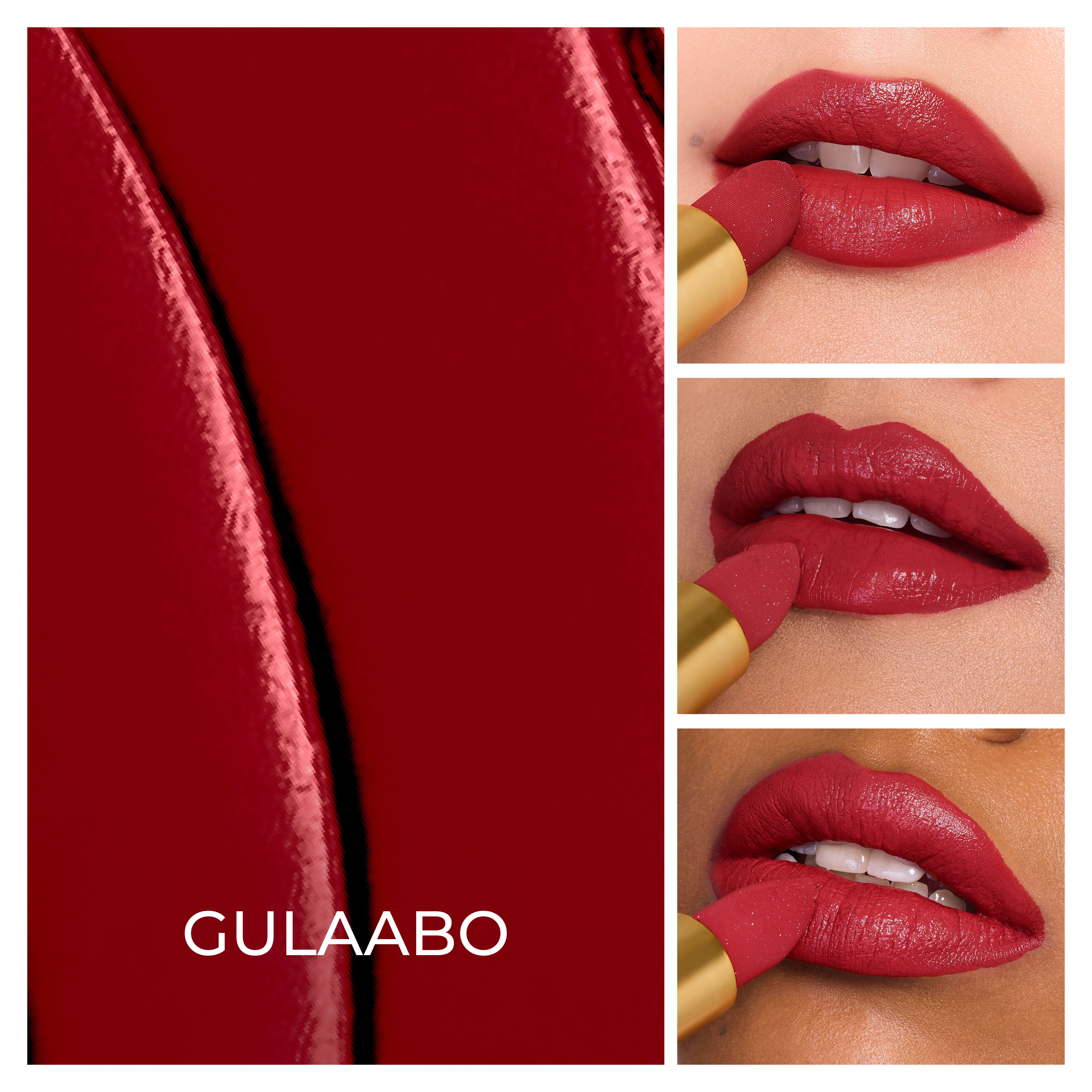 Batua Pocket Lipstick - Gulaabo (Red) Rich Satin Finish With In-built Mirror