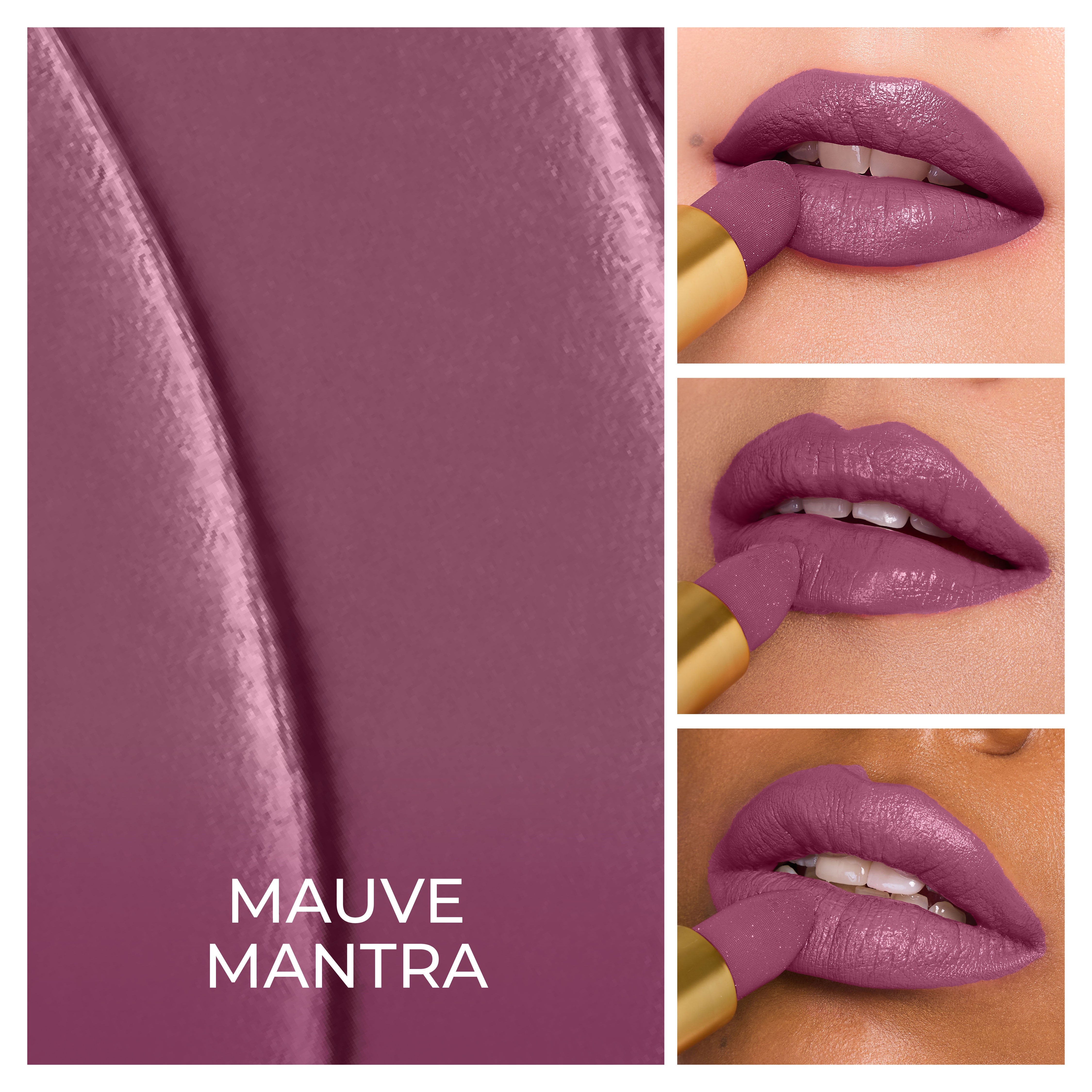 Batua Pocket Lipstick - Mauve Mantra (Mauve) Rich Satin Finish With In-built Mirror
