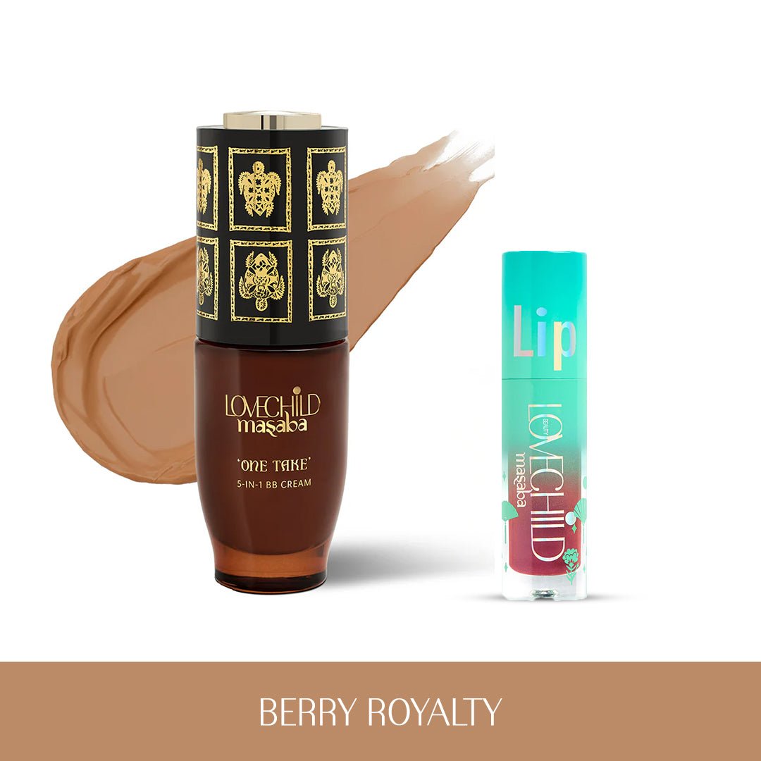 Berry Royalty - BB Cream and Lip Gelato Oil (Mah Dona, Raspberry Rose)
