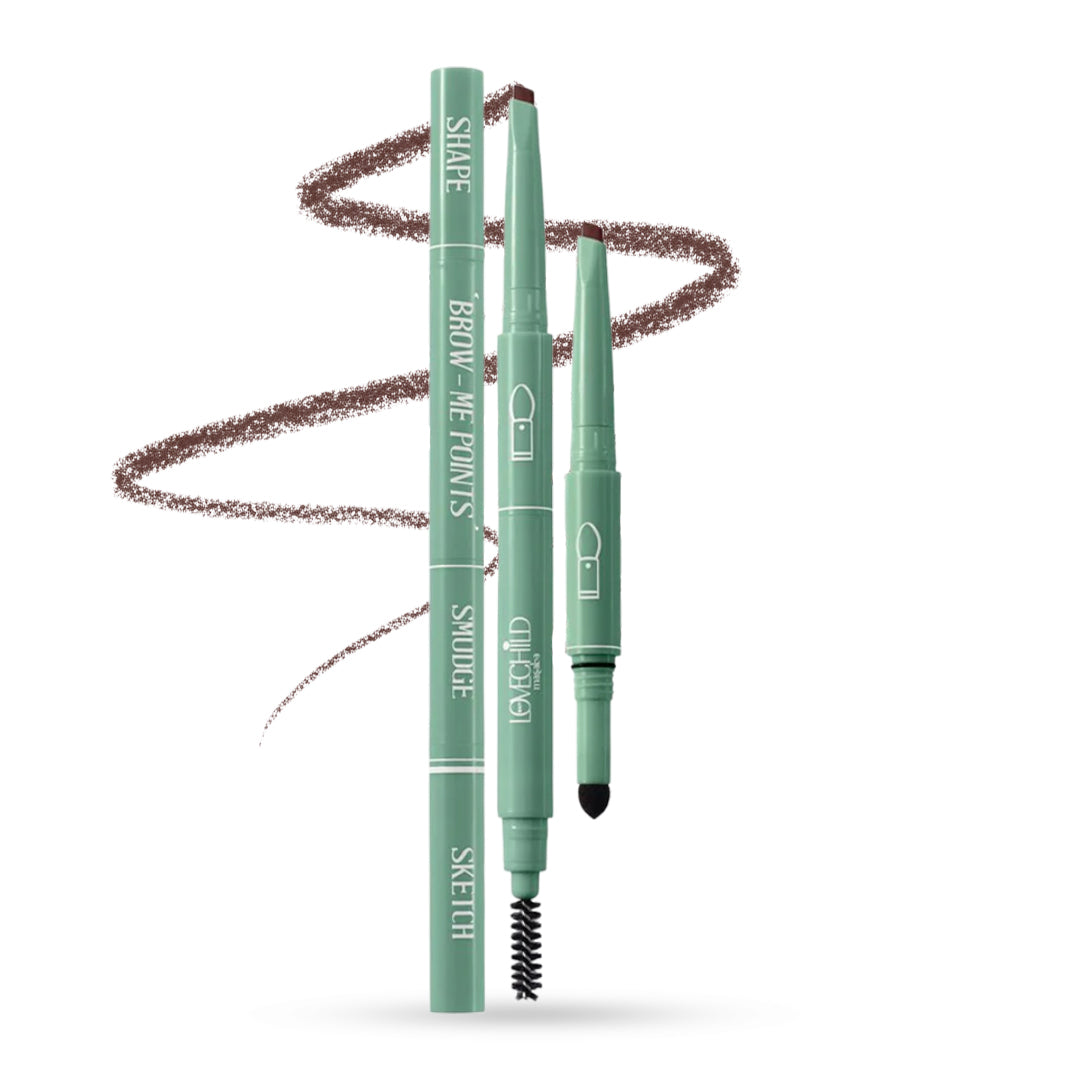 Brow Me Points Brow Pencil- Caramel Cream (Light Brown) Transfer & Smudge-proof