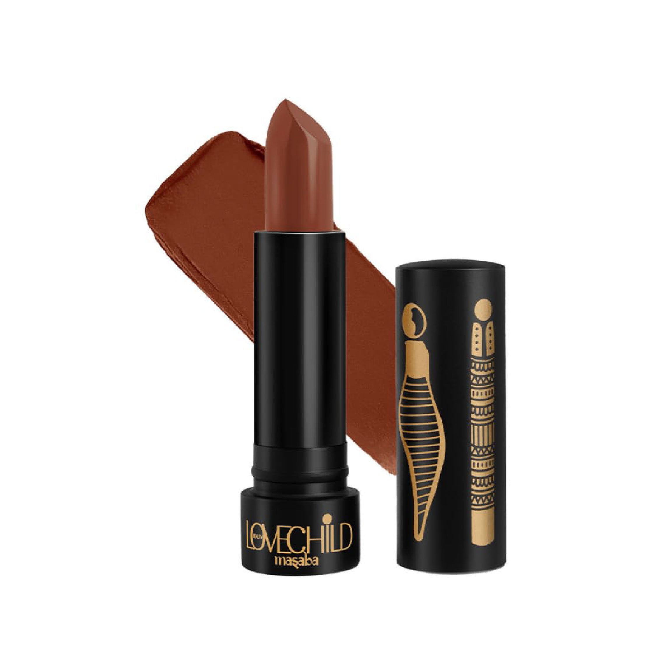 Bare Browns Ultra Matte Lipstick - Luxe Latte (Deep Brown) Intense Color Pay-Off