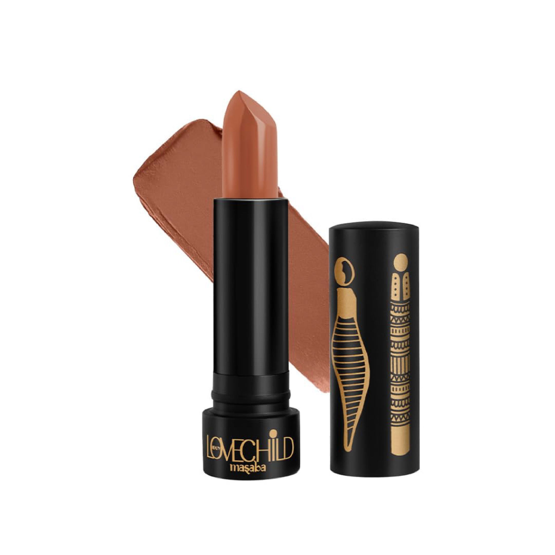 Bare Browns Ultra Matte Lipstick - Slow Sand (Caramel Brown Intense Color Pay-Off