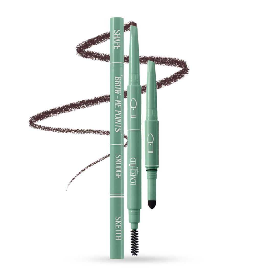 Chocolate Ganache- Brow Me Points - Brow Pencil (Brown) Transfer & Smudge-proof