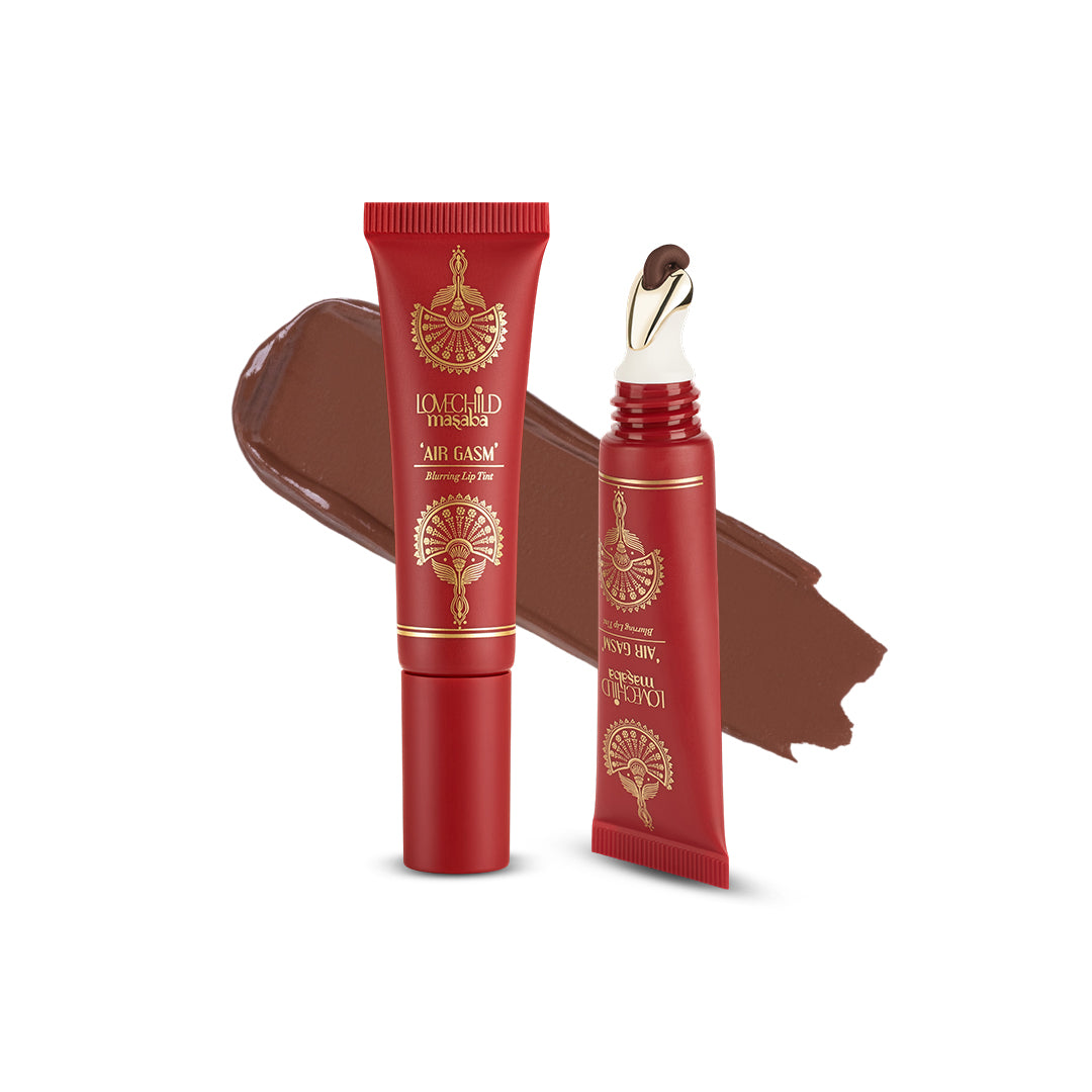 Air Gasm Blurring Lip Tint - Coco Drizzle (Caramel Brown) Ultra-blurring Effect and Airbrushed Feel