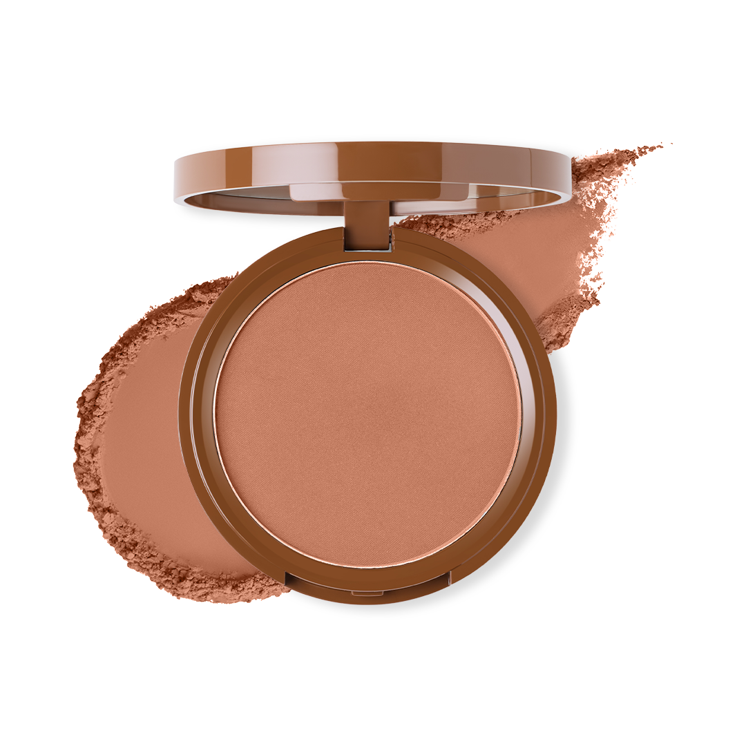 Stardust Mattifying Bronzing Powder- Cliche (Dark Brown) Soft-focus Effect & Buildable Coverage