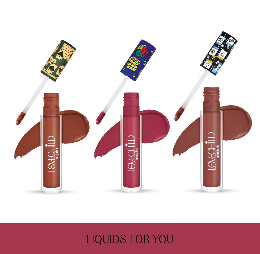 Liquids for You: Mad Matte Lipstick Combo ( Hukum, No Rules, I Claim)