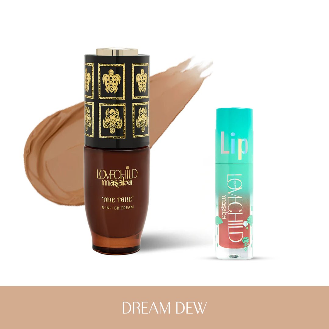 Dream Dew - BB Cream and Lip Gelato Oil Combo (Sleepy Cinderella, Guava Glitz)