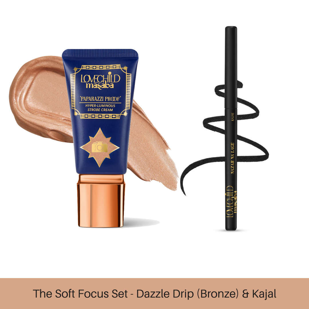 The Soft Focus Set - Dazzle Drip (Bronze) & Kajal
