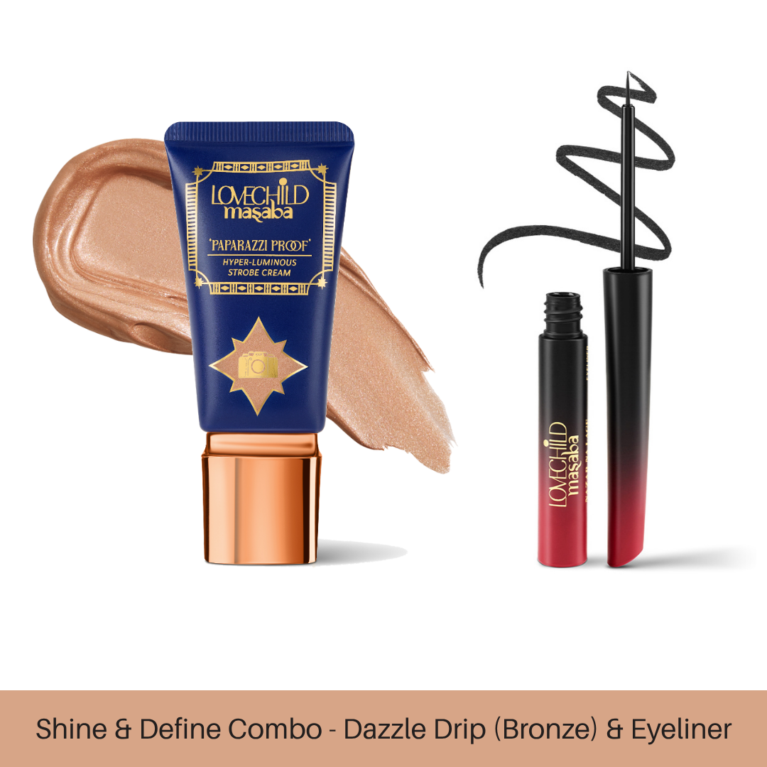 Shine & Define Combo - Dazzle Drip (Bronze) & Eyeliner