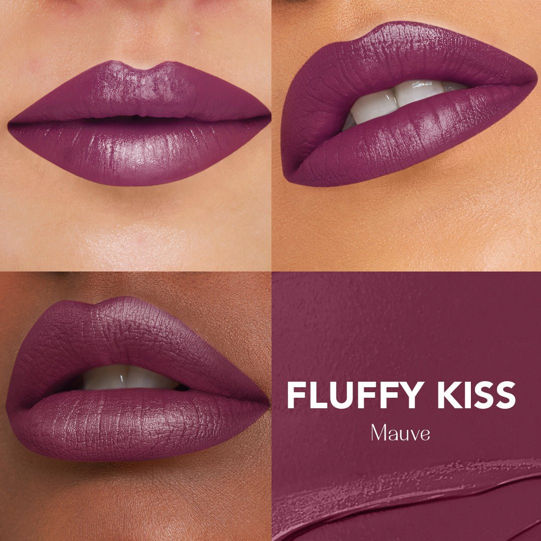 Fluffy Kiss - (Mauve) Cloud Crush Lush Creme Lipstick Super Luscious Satin Finish