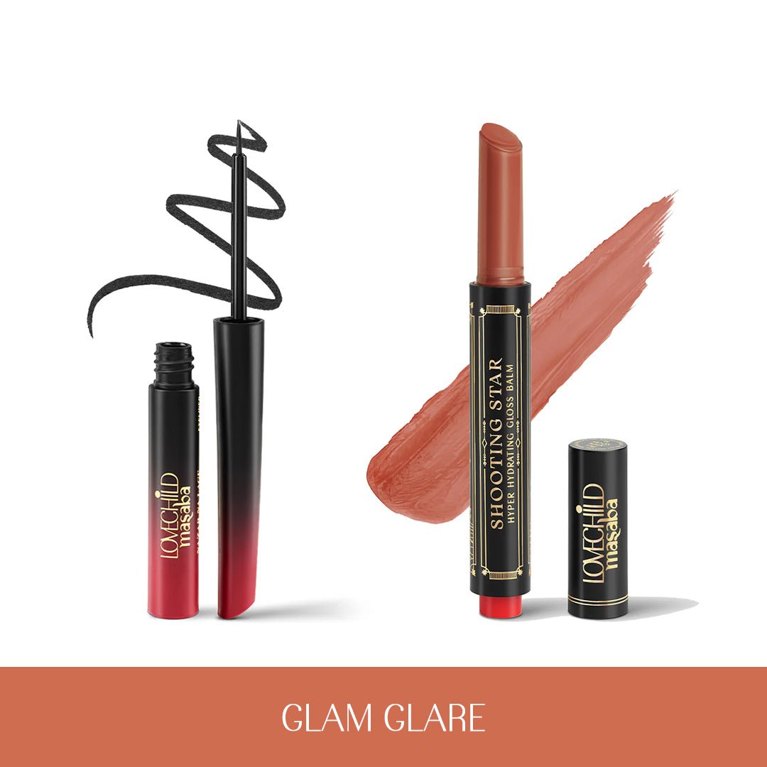 Glam Glare - Eyeliner and Gloss Balm Combo (Choco Star)