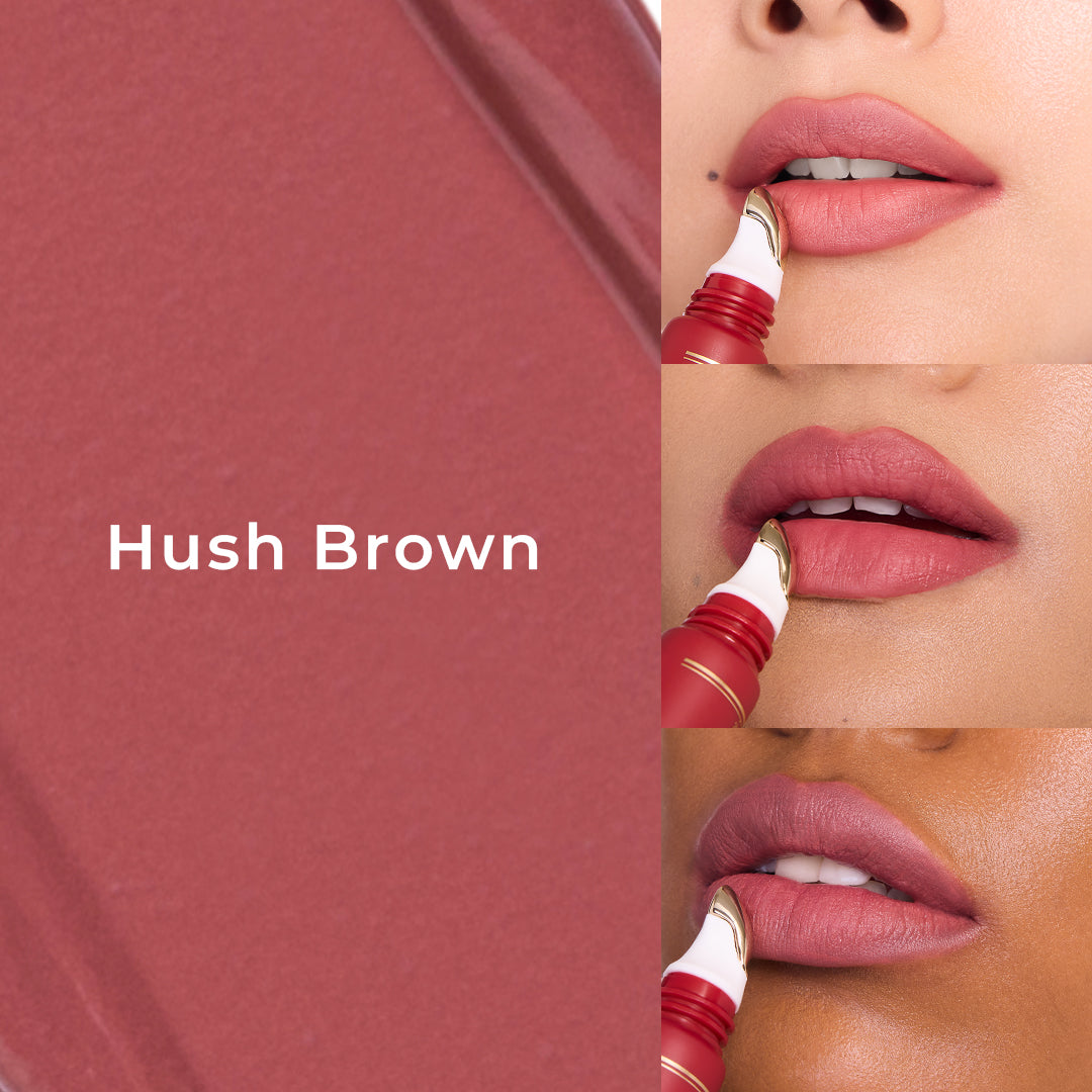 Air Gasm Blurring Lip Tint - Hush Brown (Nude Pink) Ultra-blurring Effect and Airbrushed Feel