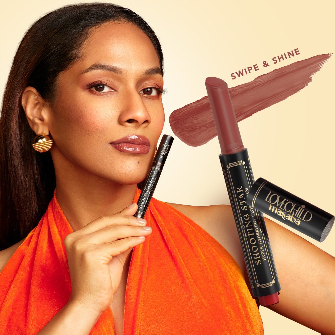 Hot Glaze- Shooting Star Hyper Hydrating Gloss Balm (Dark Brown) 3-IN-1 Benefits