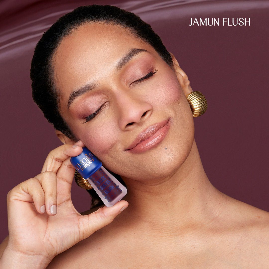 Jamun Flush- Block Buster Blush (Purple) Dewy Matte Finish