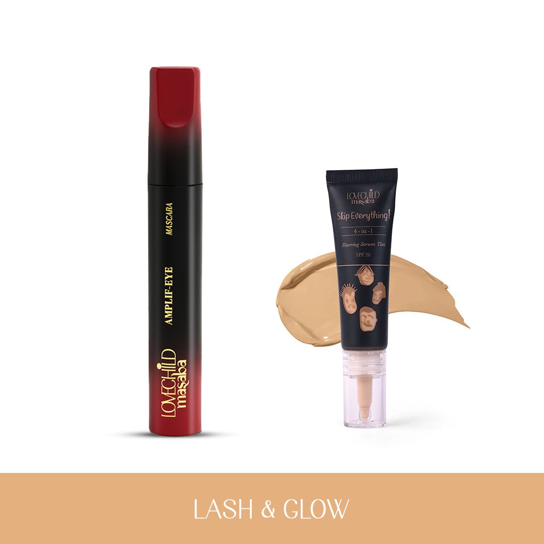 Lash & Glow - Mascara and Pocket Serum Tint Combo ( Delicate Darling)