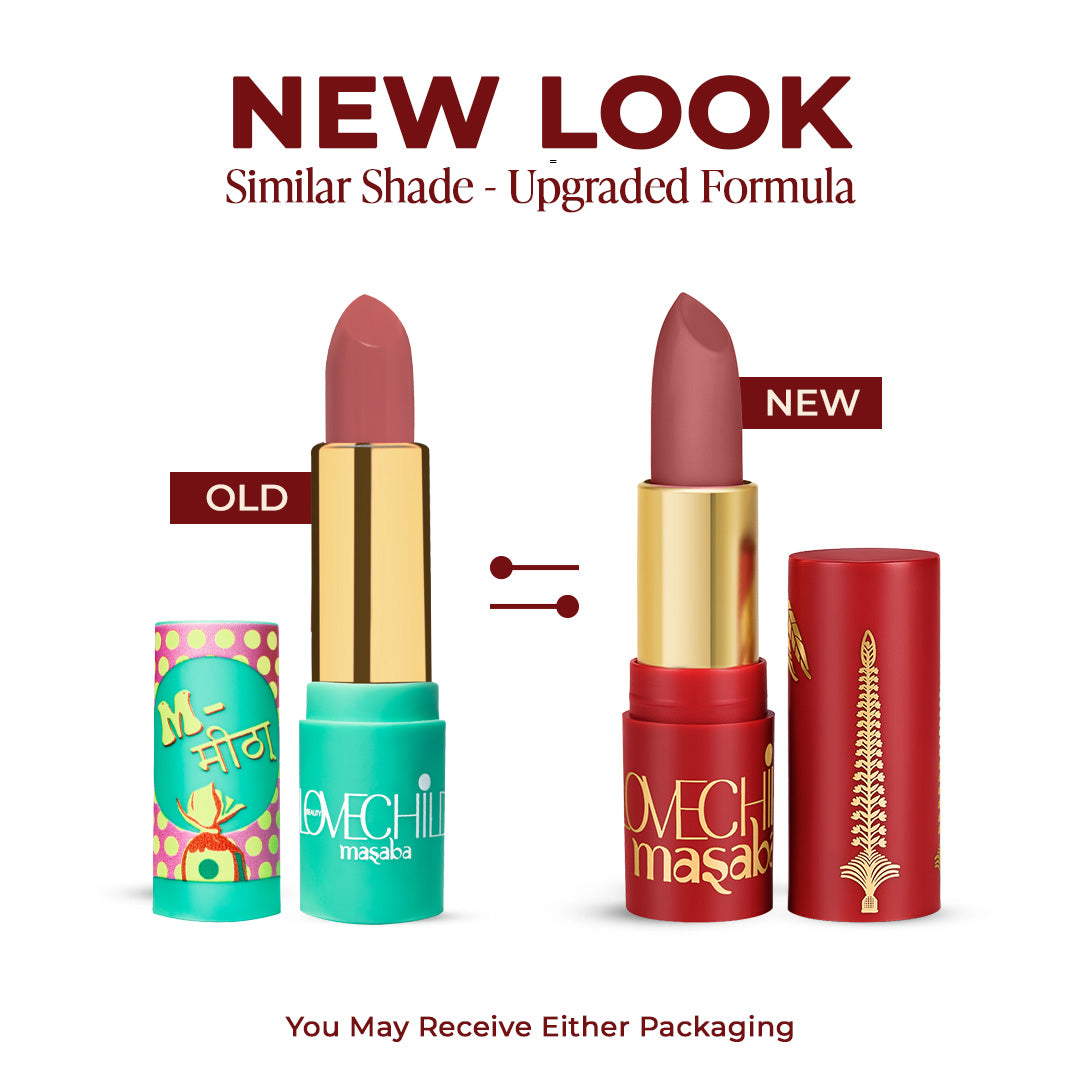 Luxe Matte Lipstick- Meetha (Mauve Pink) Velvet Matte Finish