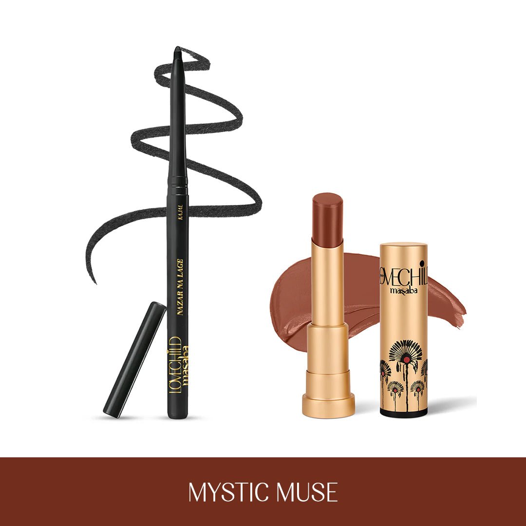 Mystic Muse- Kajal and Lush Crème Lipstick Combo (Gentle Reminders)