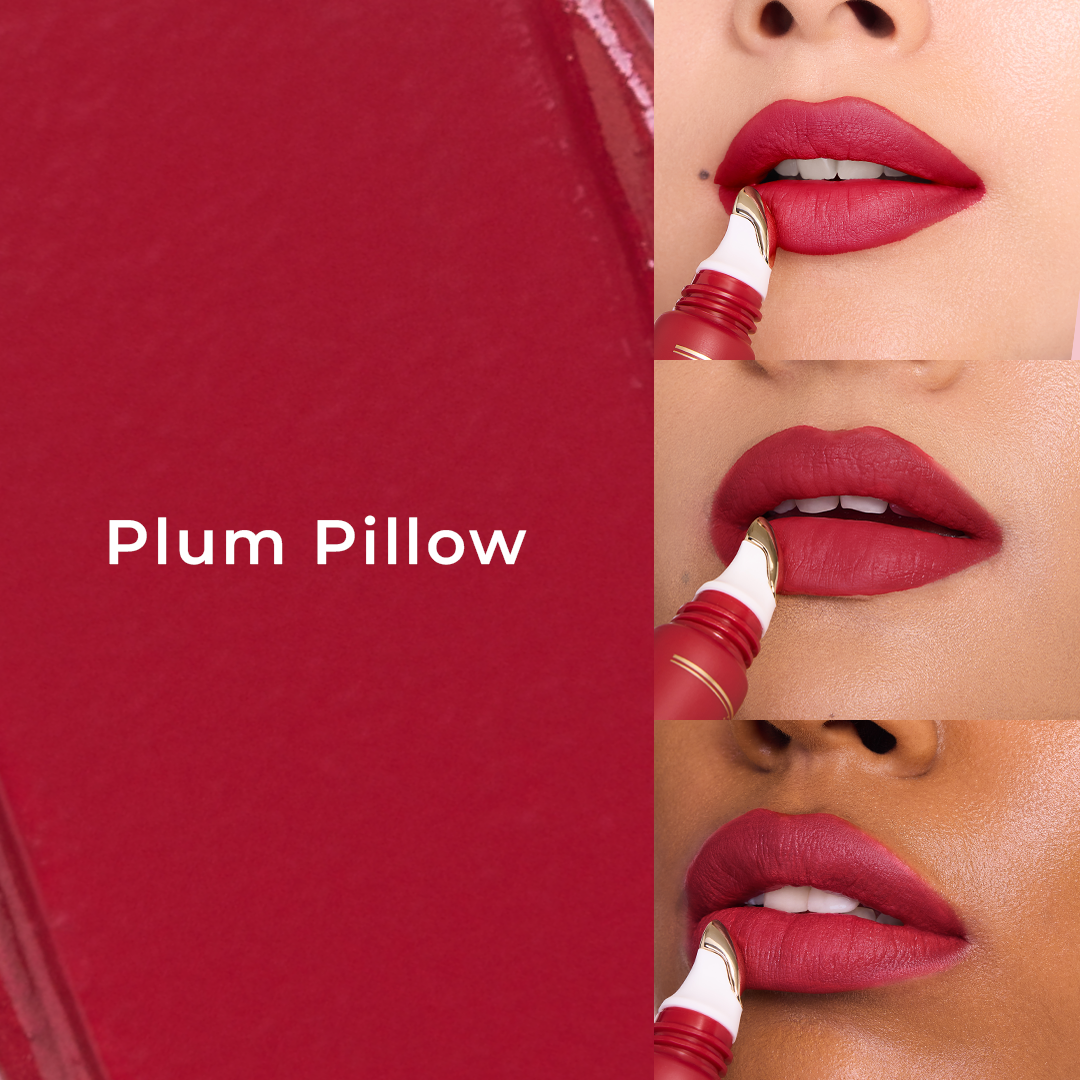 Air Gasm Blurring Lip Tint - Plum Pillow (Maroon) Ultra-blurring Effect and Airbrushed Feel