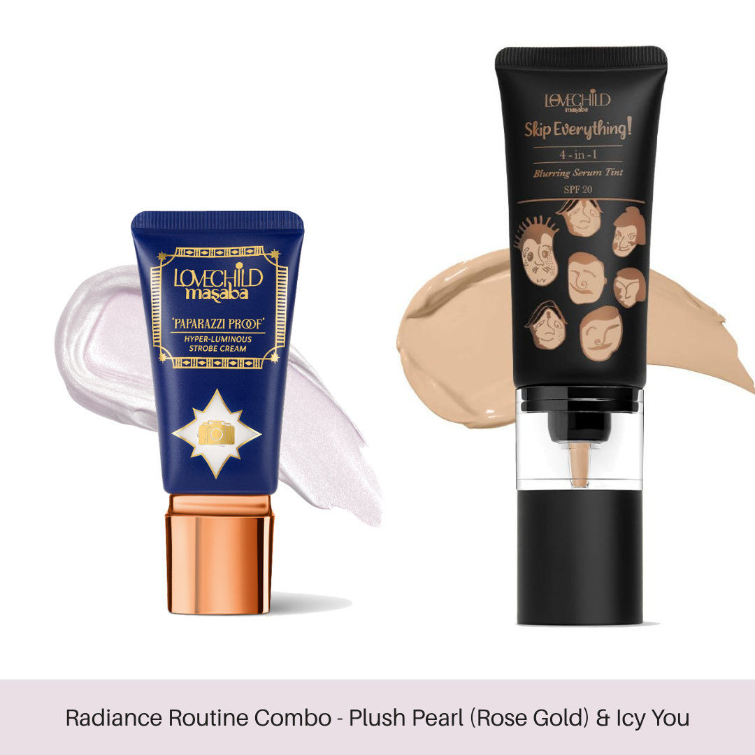 The Radiance Routine Combo - Plush Pearl (Rose Gold) & Icy You