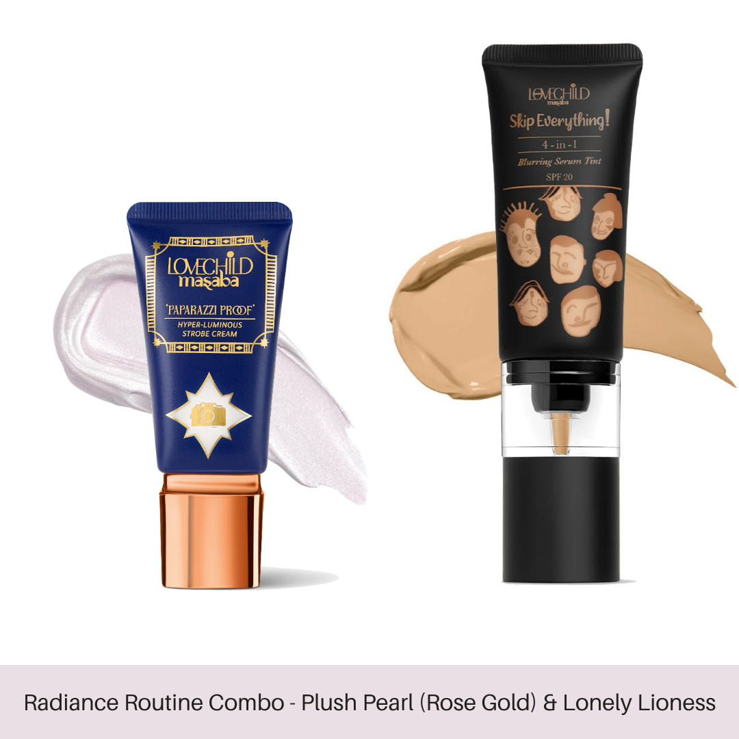 The Radiance Routine Combo - Plush Pearl (Rose Gold) & Lonely Lioness