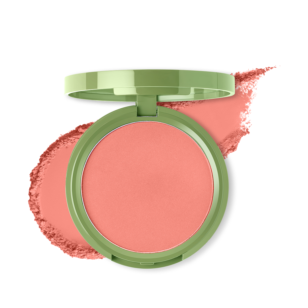Cheek Flick Mattifying Long Wear Powder Blush - Silence Please (Reddish Brown)