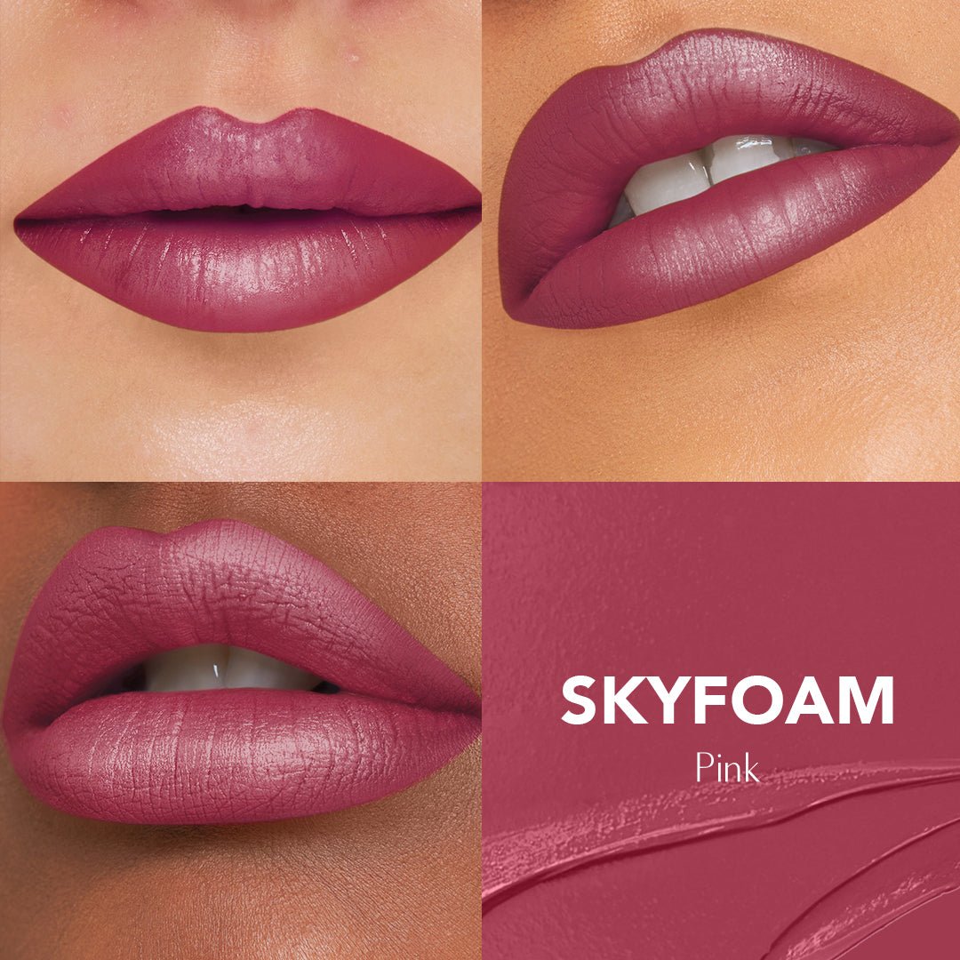Skyfoam - (Pink) Cloud Crush Lush Creme Lipstick Super Luscious Satin Finish