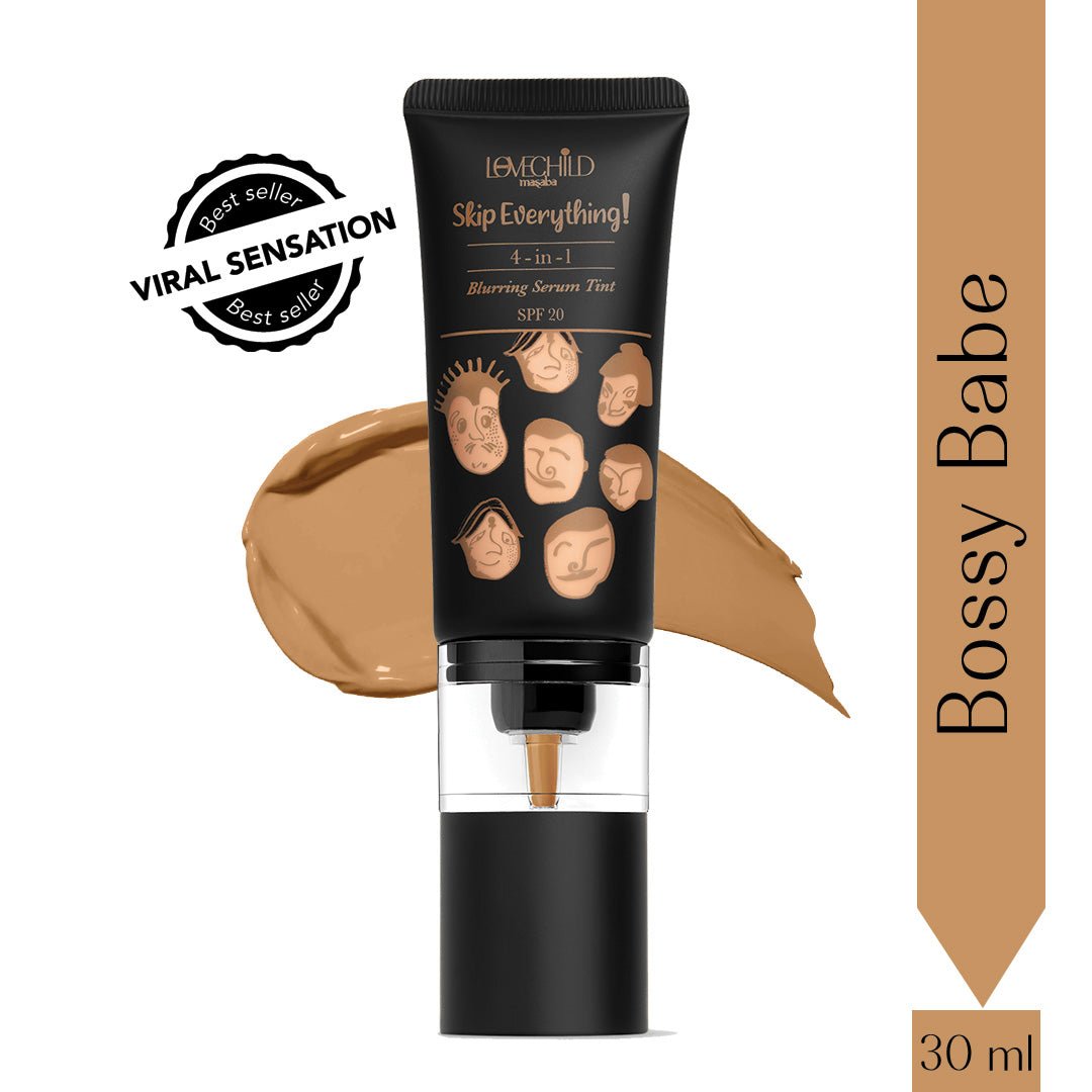 Bossy Babe- Skip Everything Blurring Serum Skin Tint  4-in-1 Benefits